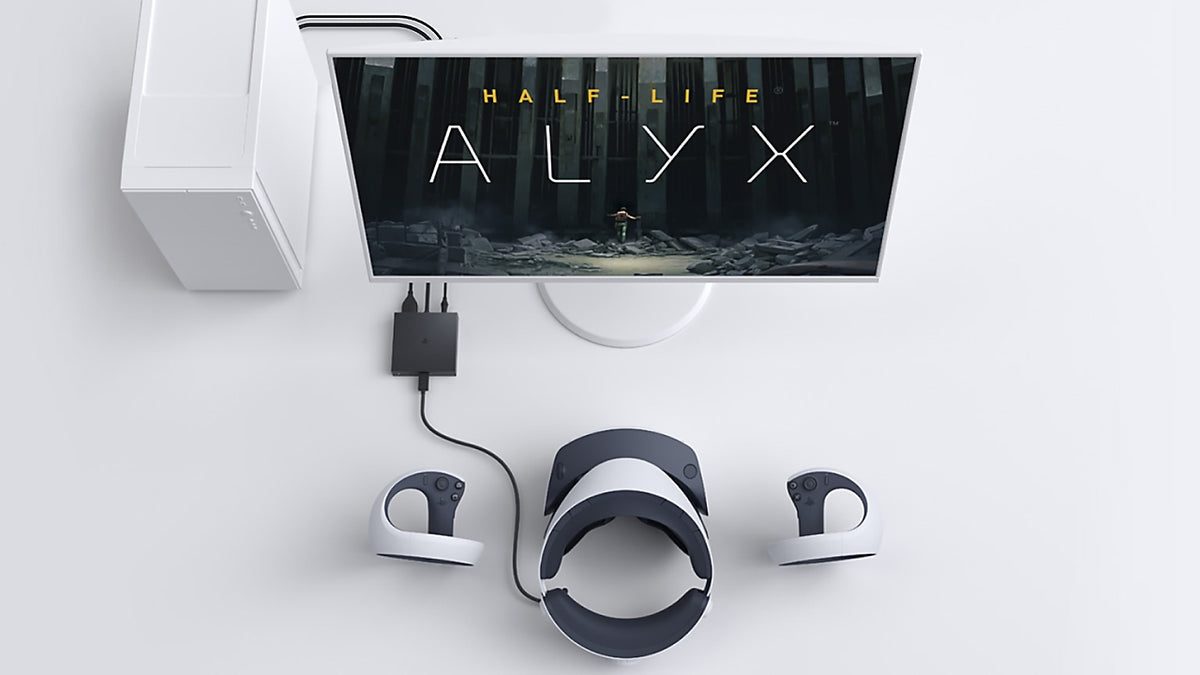 PlayStation VR2, Óculos de Realidade Virtual VR Para PS5, Branco e Preto